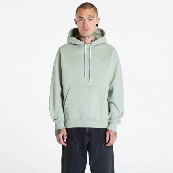 Mikina Nike Solo Swoosh Men's Fleece Pullover Hoodie Jade Horizon/ White L
