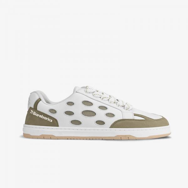 Boty Barebarics Fusion White & Army Brown 36