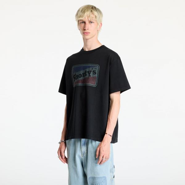 Tričko PLEASURES Box Logo Heavyweight T-Shirt Black S