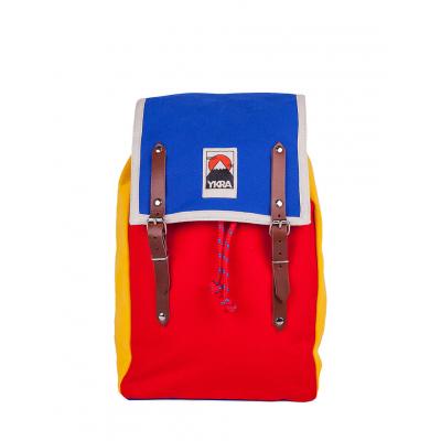 Batoh YKRA Matra Mini Cotton Straps Blue - Red - Yellow