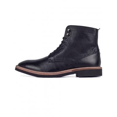 Boty Frank Wright Munros Black Leather