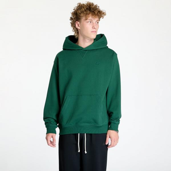 Mikina New Balance Athletics French Terry Hoodie Nightwatch Green S