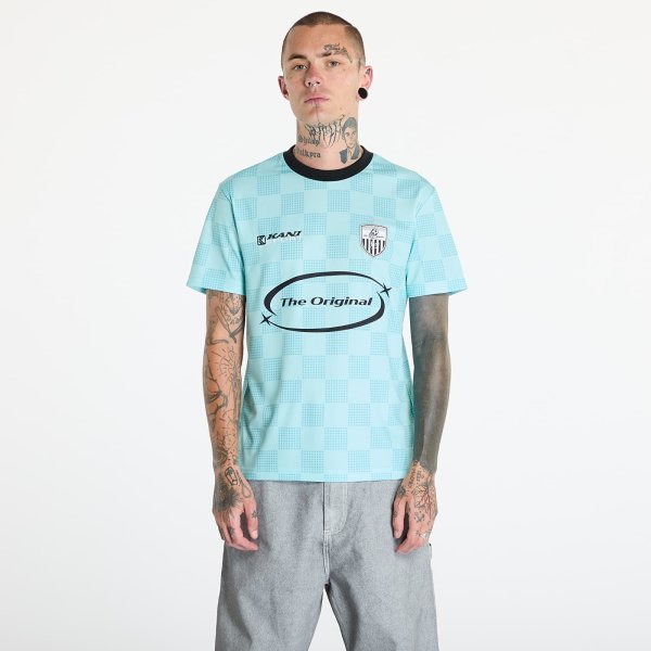 Tričko Karl Kani OG Sport Star Check Trikot Light Blue/ Black M
