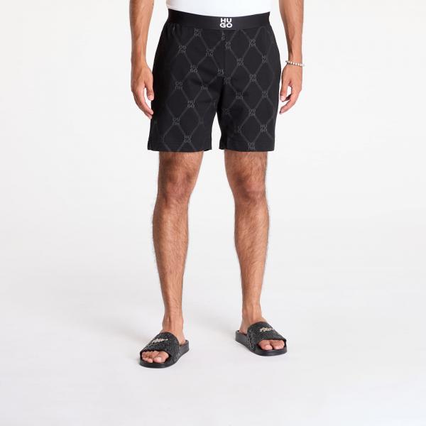 Šortky Hugo Boss Chain Monogram Short Black M