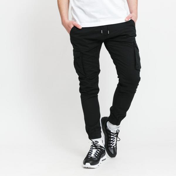 Kalhoty Alpha Industries Cotton Twill Jogger Black L