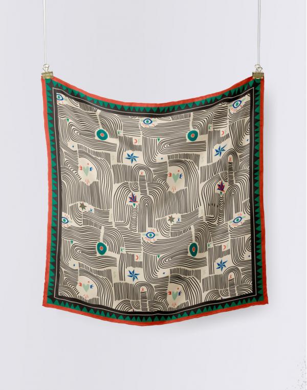 SKFK Ikur GOTS Scarf SYMBOLS