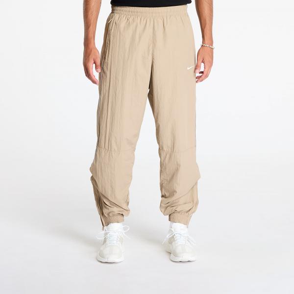 Kalhoty Nike Solo Swoosh Men's Track Pants Khaki/ White XL