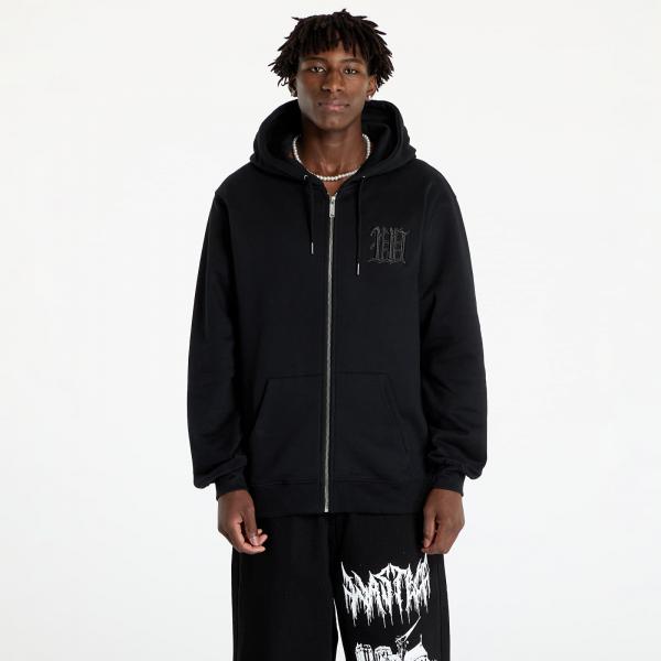 Mikina Wasted Paris Kingdom Curve Zip Hoodie Black L