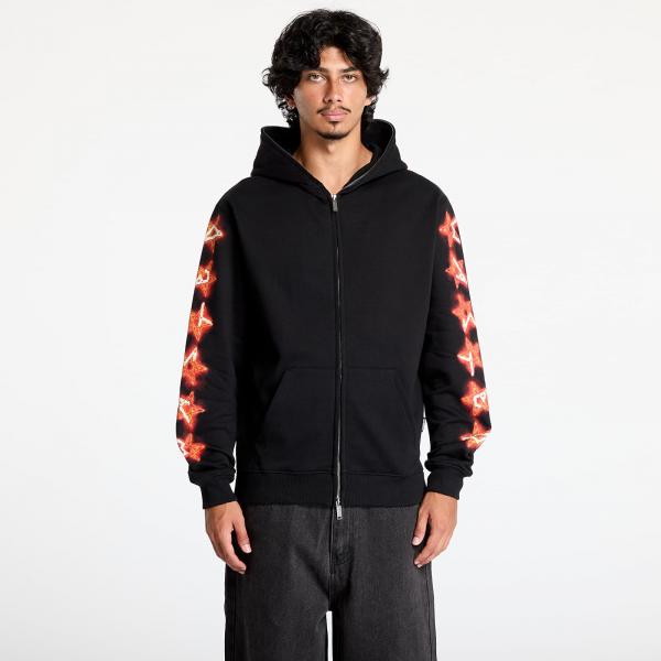 Mikina Wasted Paris Surt Hoodie Full Zip Black XL