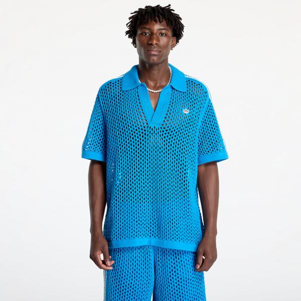 Tričko adidas x Clot C Polo UNISEX Brave Blue M