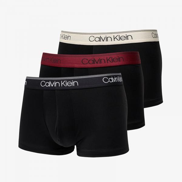 Boxerky Calvin Klein Low Rise Trunk 3-Pack Black S