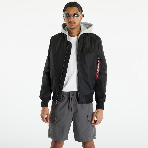 Bunda Alpha Industries MA-1 TT Hood Black M