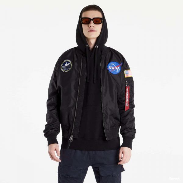 Bunda Alpha Industries MA-1 TT NASA Reversible II Black S