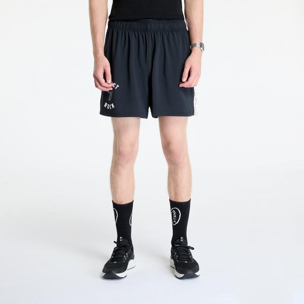 Šortky Under Armour Project Rock Mesh Short BOH Black/ White XL