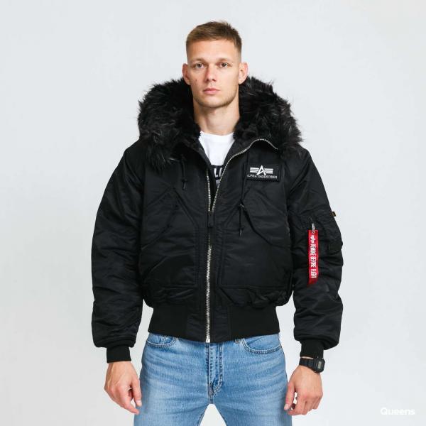 Bunda Alpha Industries 45P Hooded Custom Black M