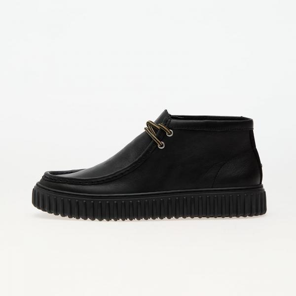 Tenisky Clarks Originals Torhill Hi Black Leather EUR 42.5