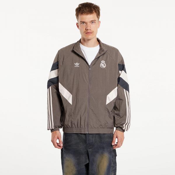Větrovka adidas Real Madrid Originals Track Top Charcoal/ Dark Grey XL