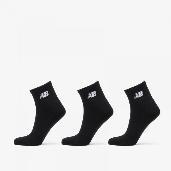 New Balance Everyday Ankle Socks 3-Pack Black S