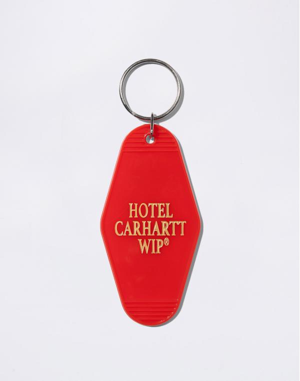Carhartt WIP Hotel Keys Keychain Scarlet / Winter Spice