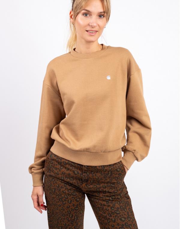 Carhartt WIP W' Casey Sweatshirt Peanut / Silver M