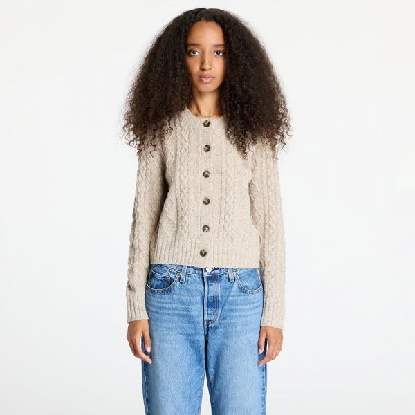 Svetr Levi's® Primrose Cable Cardigan Beige L