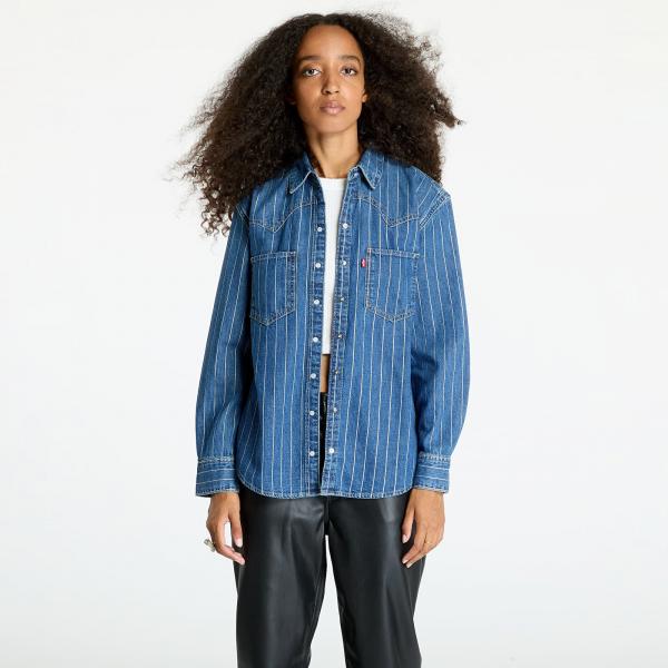 Košile Levi's® Teodora Western Shirt Blue XS