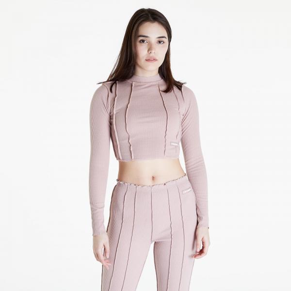 Sixth June Seams Crop Top Pink L
