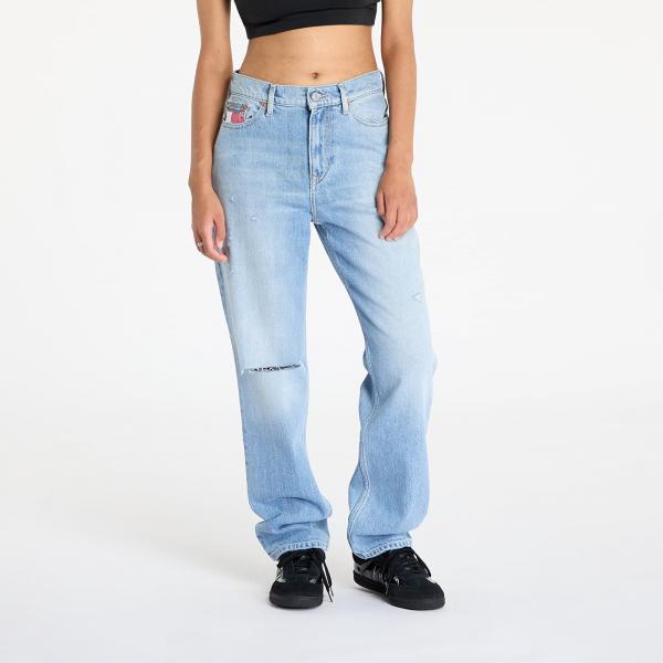 Džíny Tommy Jeans Izzie Hgh Slim Straight Jeans Denim W28/L30