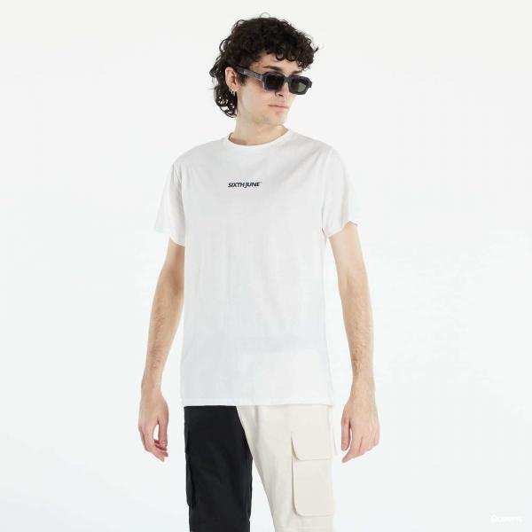 Tričko Sixth June Logo Back Reflective T-Shirt White S