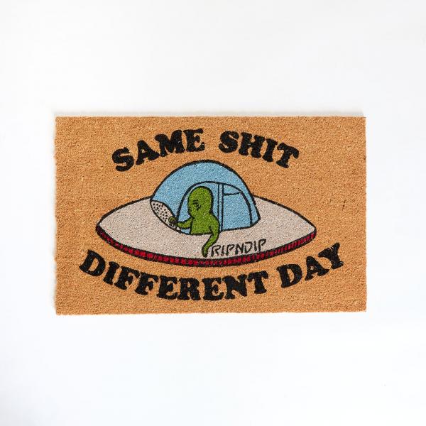 RIPNDIP Same Shit Different Day Door Mat Brown Universal