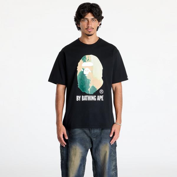 Tričko A BATHING APE Tie Dye By Bathing Ape Tee Black x Beige XXXL