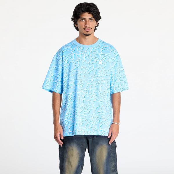 Tričko A BATHING APE Abc Sea Surface Camo Relaxed Fit Tee Blue L