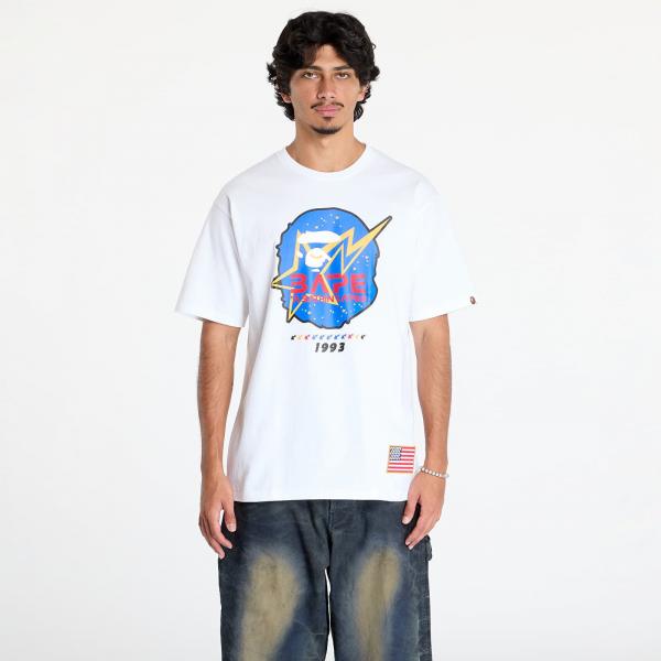 Tričko A BATHING APE Space Ape Head Tee White S