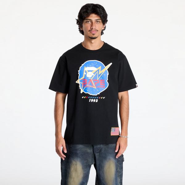 Tričko A BATHING APE Space Ape Head Tee Black S