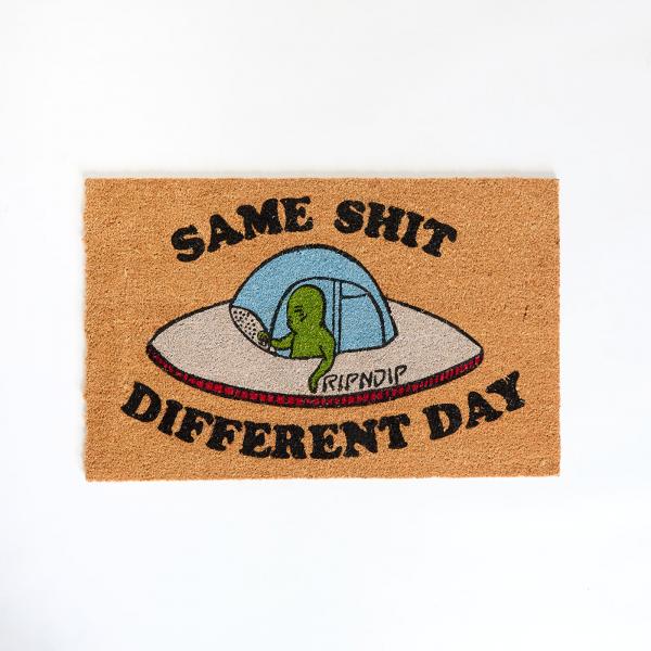 RIPNDIP Same Shit Different Day Door Mat Brown Universal