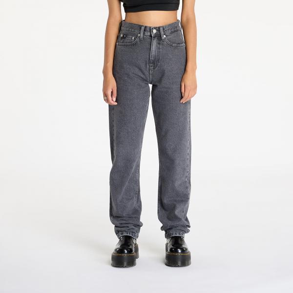 Džíny Calvin Klein Jeans High Rise Straight Jeans Grey W29/L32