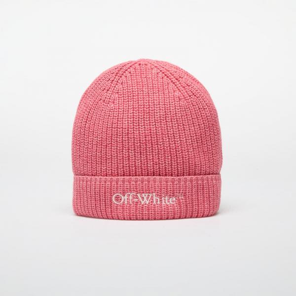 Off-White Kids Bookish Beanie Pink/ Off White I