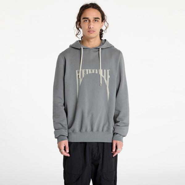 Mikina Rick Owens DRKSHDW Knit Sweatshirt - Oversized Hoodie Stone/ Pearl S