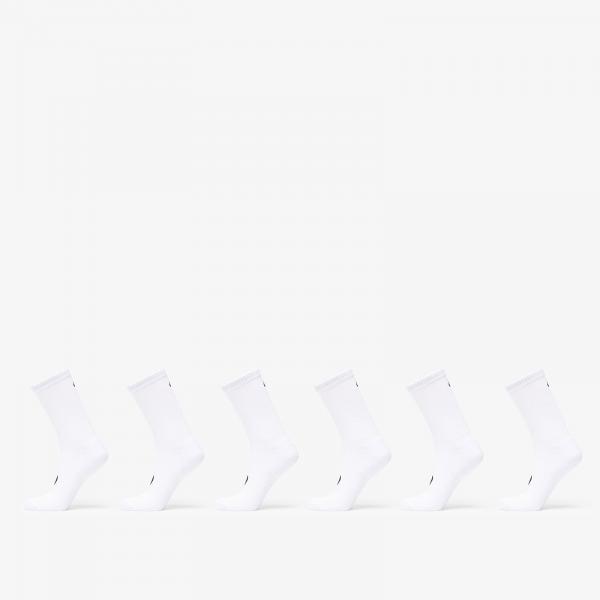 Asics Crew Socks 6-Pack White III