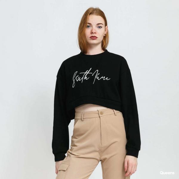 Mikina Sixth June W Basic Signature Sweatshirt Black M