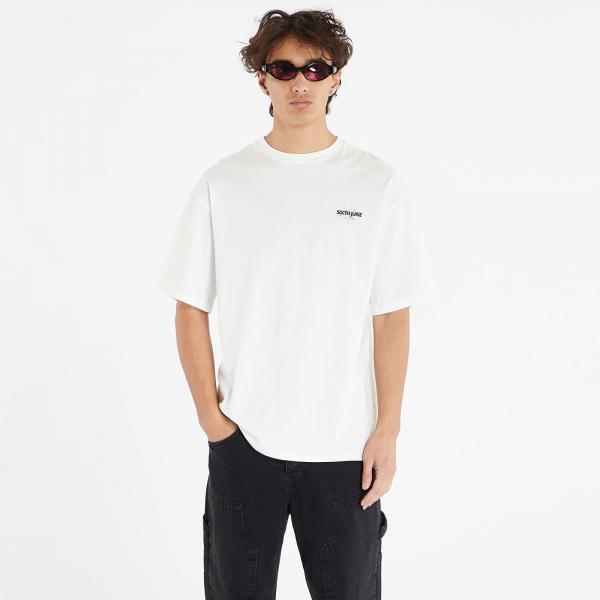 Tričko Sixth June Puff Tshirt Thunder Backprint Off White S