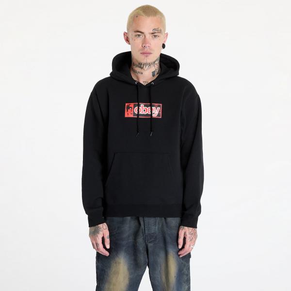 Mikina OBEY Obey Half Icon Black L