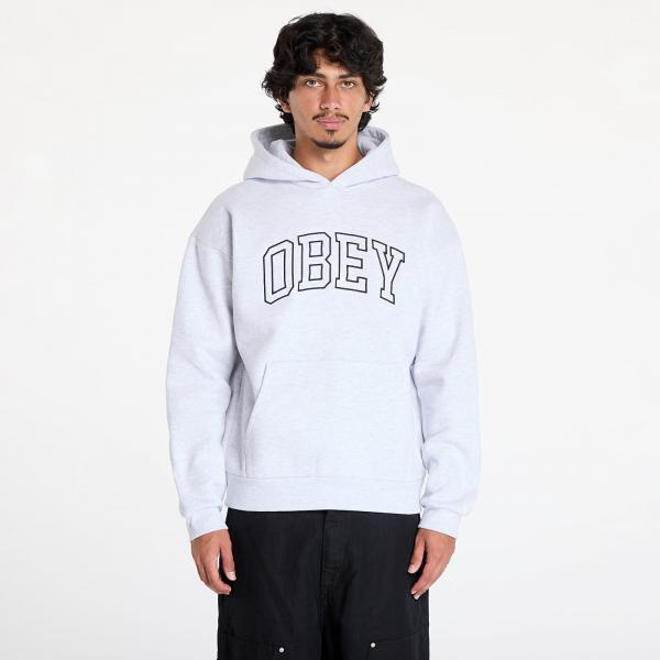 Mikina OBEY Collegiate Extra Heavy Hoodie II Ash Grey L
