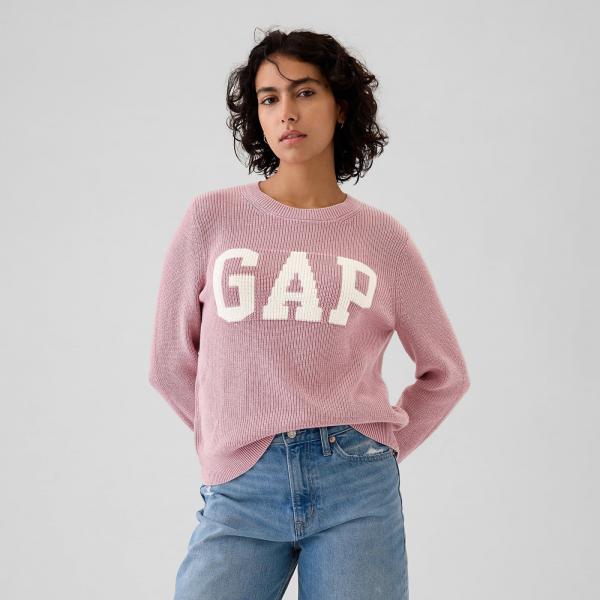 Svetr GAP Logo Sweater Lilas Pink S