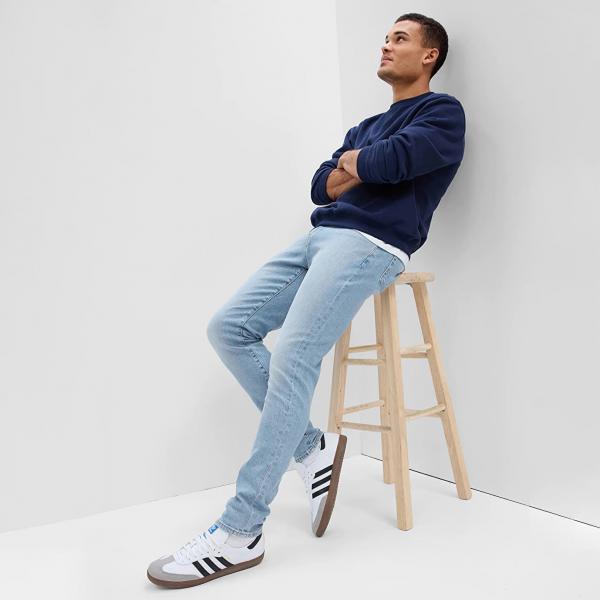 Džíny GAP Denim Pants Slim Taper Light Wash W36/L32