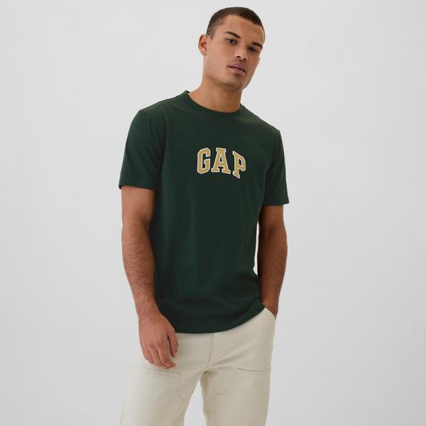 Tričko GAP Logo New Arch Tee Essex Green S