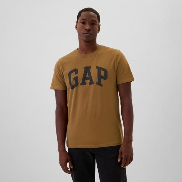 Tričko GAP Logo Tee Palomino Brown Global S