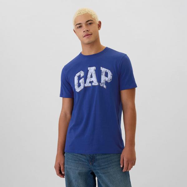 Tričko GAP Logo Tee Bellwether Blue M