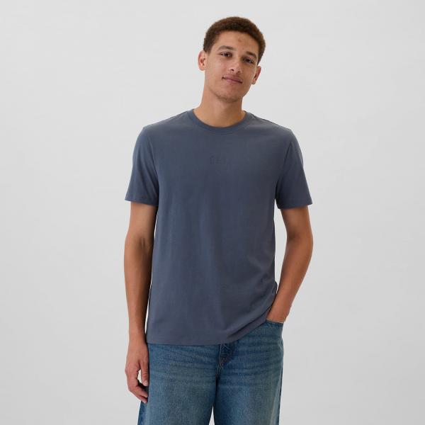 Tričko GAP Mini Logo Tee Deep Sailor Blue M