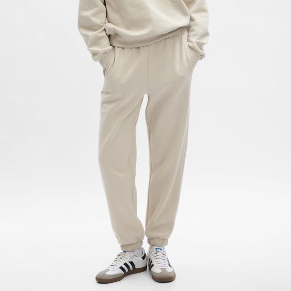 Tepláky GAP Boyfriend Jogger Moonstone M